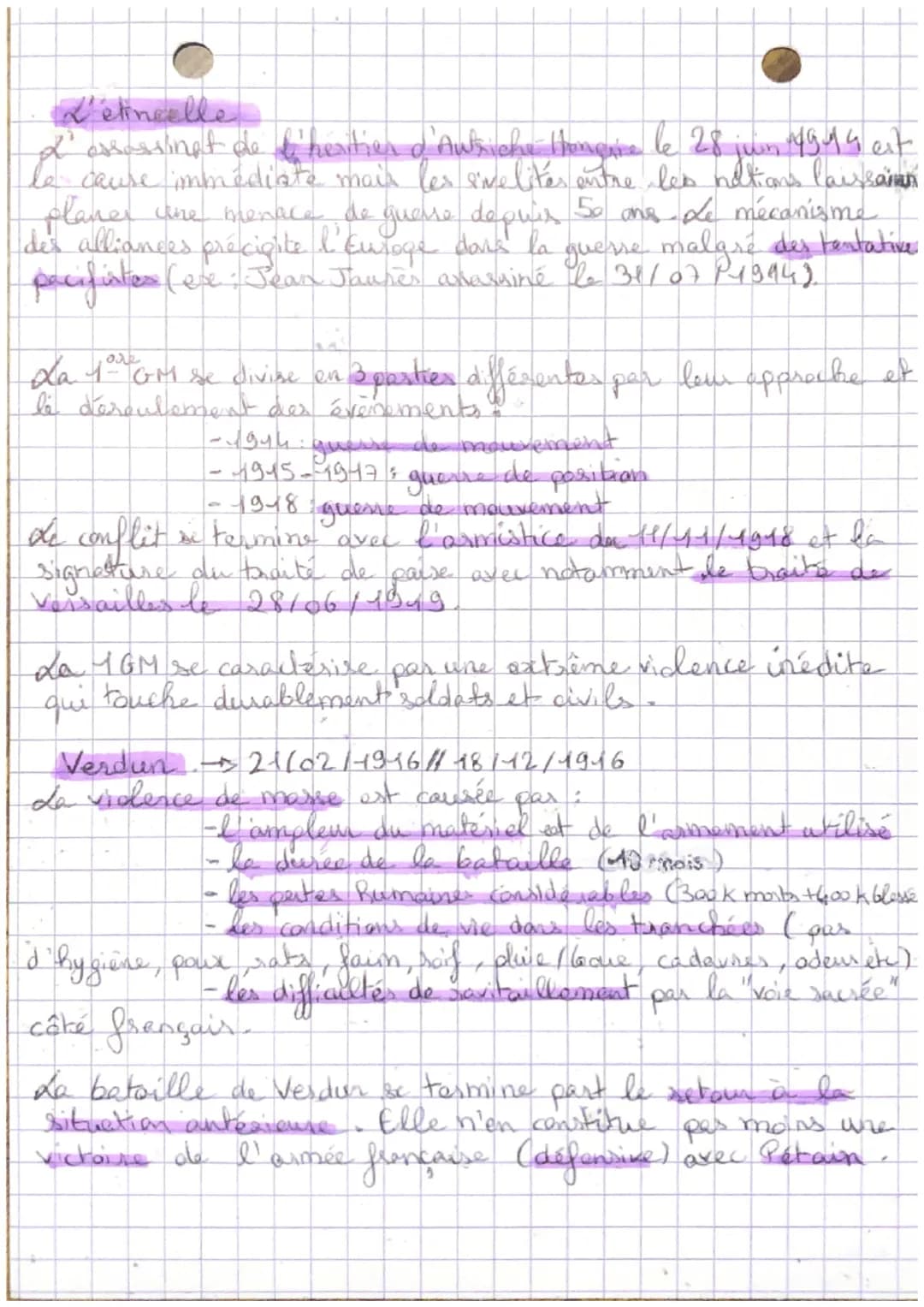 Histoine
CIVILS ET MILITAIRES DANS LA yere
GUERRE MONDIALE
VOCABULAIrelt
format + jone eles batailles
l'arrière + le territoire qui se trouv
