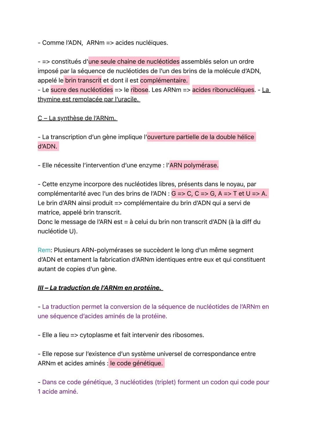 Notes de cours
Transmission, variation et expression du
patrimoine génétique
I-Les différentes échelles du phénotype.
- Le phénotype => défi