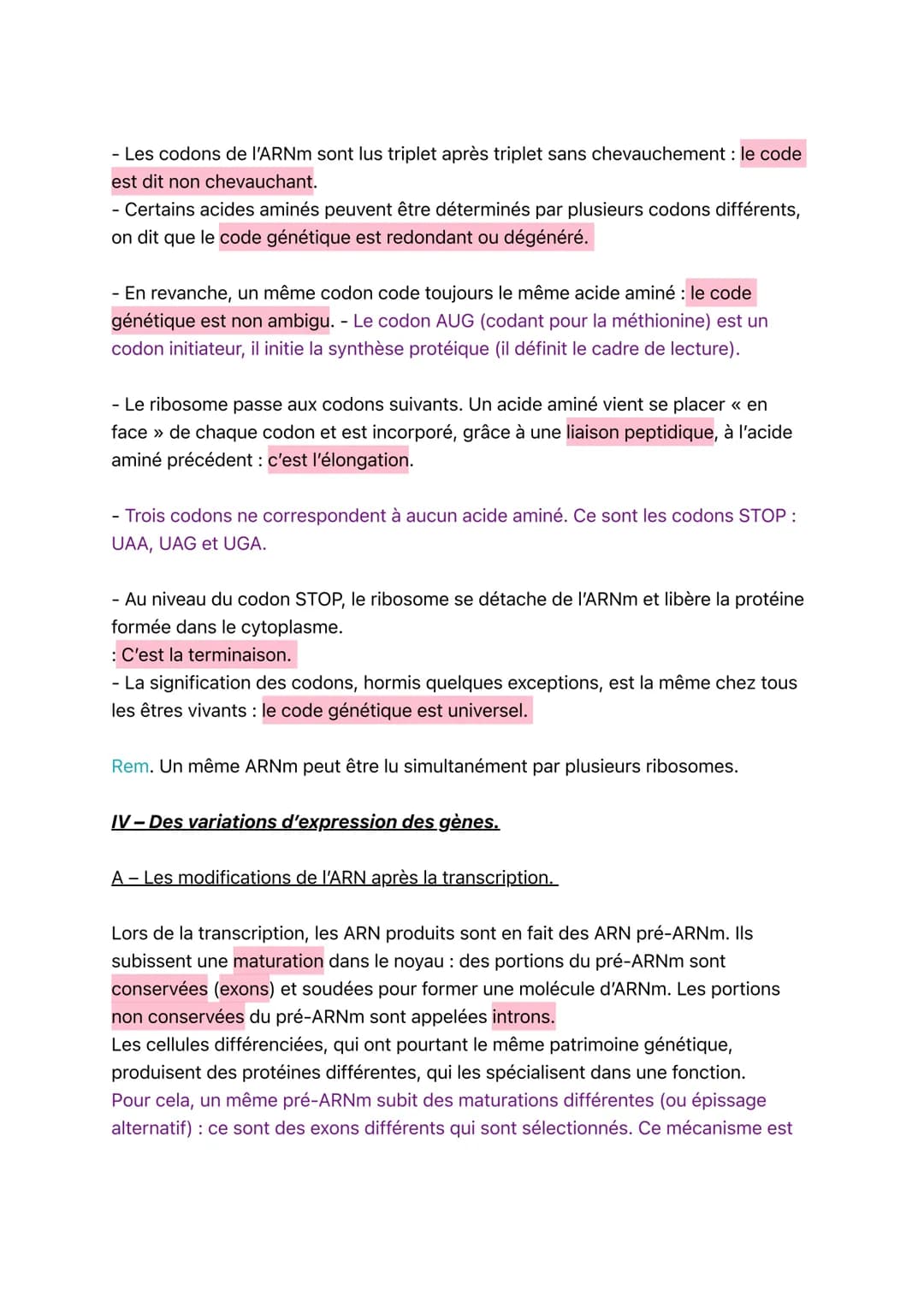 Notes de cours
Transmission, variation et expression du
patrimoine génétique
I-Les différentes échelles du phénotype.
- Le phénotype => défi