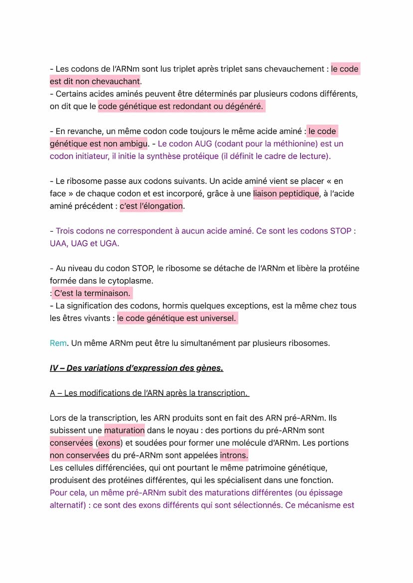 Notes de cours
Transmission, variation et expression du
patrimoine génétique
I-Les différentes échelles du phénotype.
- Le phénotype => défi