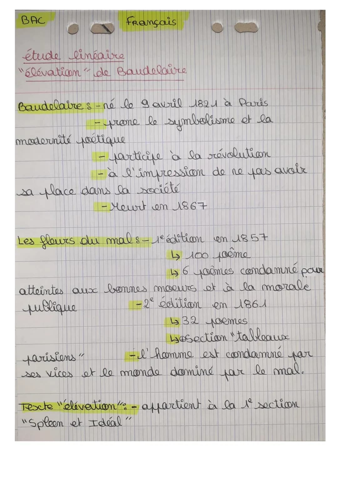 
<p>Charles Baudelaire est né le 9 avril 1821 à Paris. Il est connu pour être un fervent défenseur du symbolisme et de la modernité poétique