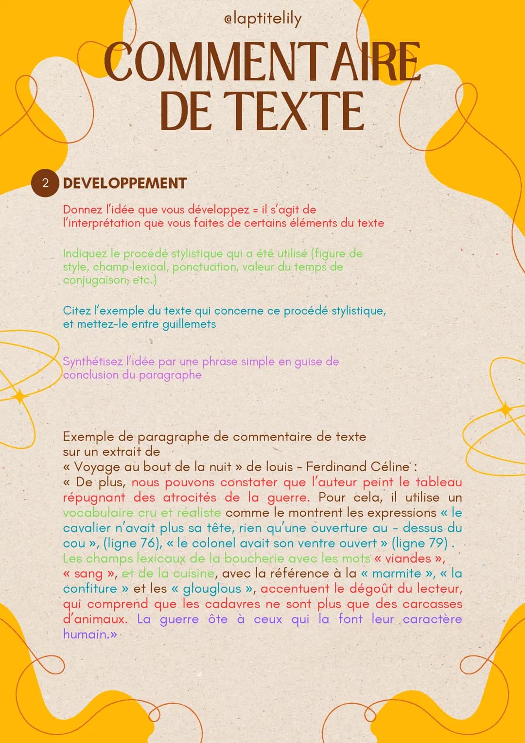 commentaire de texte 