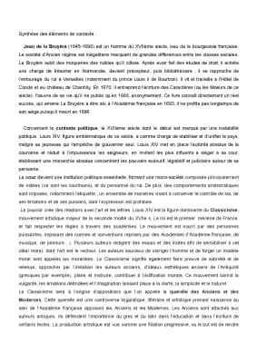 Know Contexte Les caractères de la Bruyère pour dissertation  thumbnail