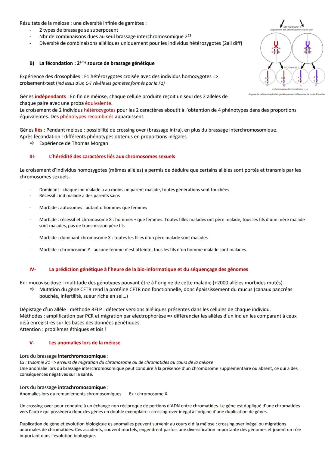 Chap 1: stabilité génétique et évolution clonage
Les caractéristiques des clones
Clone : ensemble de cellules issues de mitoses d'une cellul