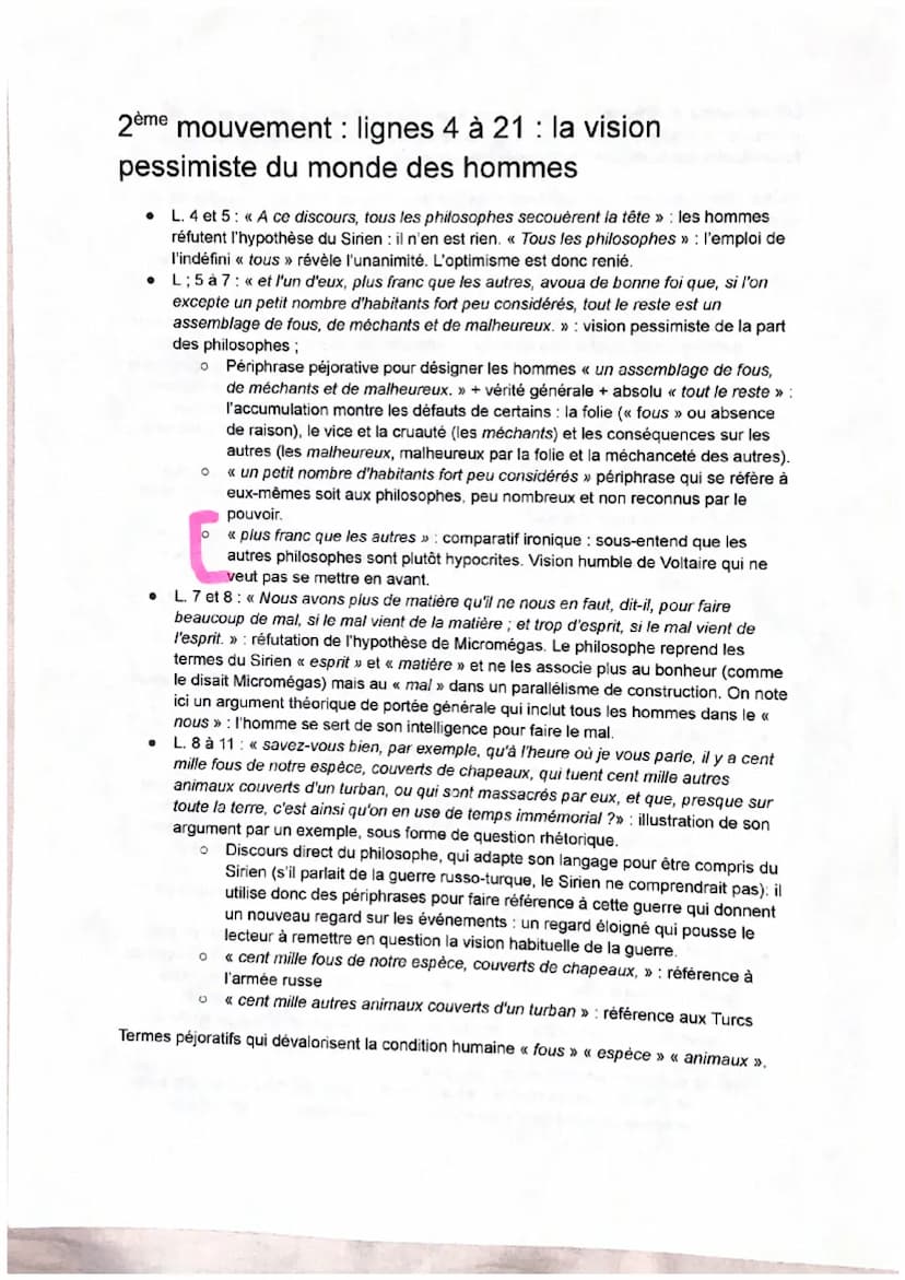 clabana
Voltaire, Micromégas (texte 10) Meb
Introduction :
Voltaire, en digne philosophe des Lumières, a consacré son œuvre à défendre les
i