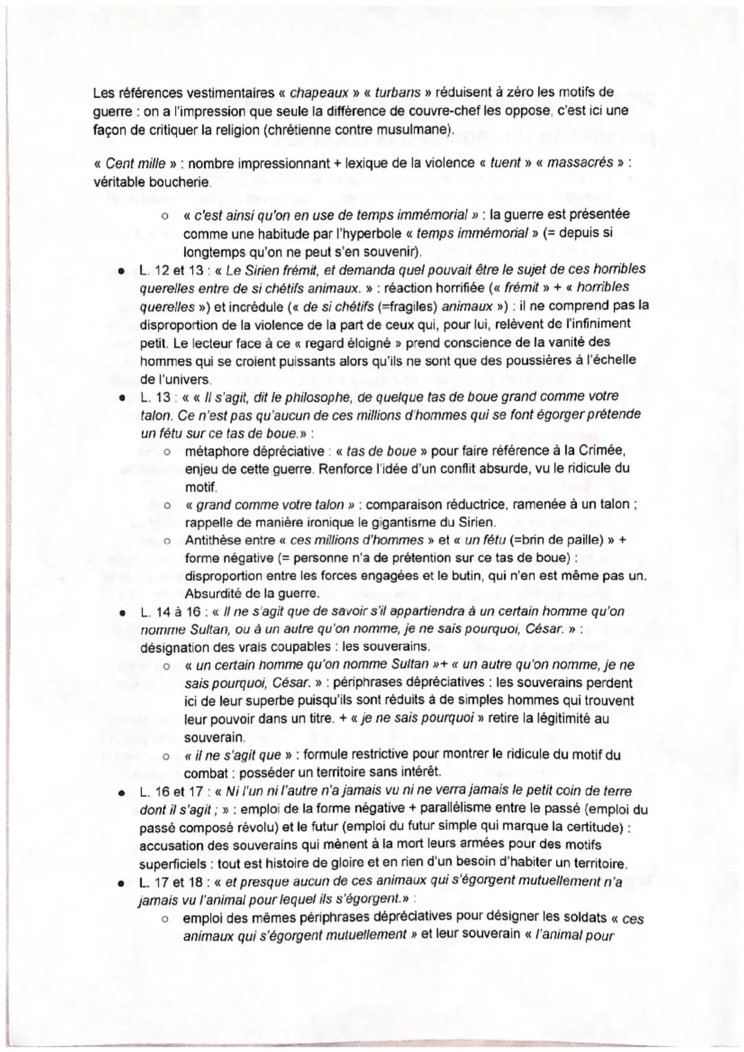 clabana
Voltaire, Micromégas (texte 10) Meb
Introduction :
Voltaire, en digne philosophe des Lumières, a consacré son œuvre à défendre les
i
