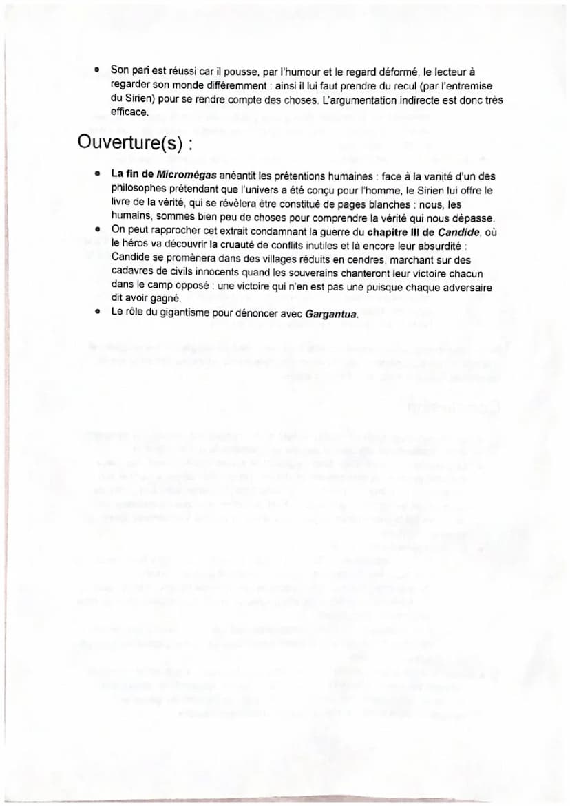 clabana
Voltaire, Micromégas (texte 10) Meb
Introduction :
Voltaire, en digne philosophe des Lumières, a consacré son œuvre à défendre les
i