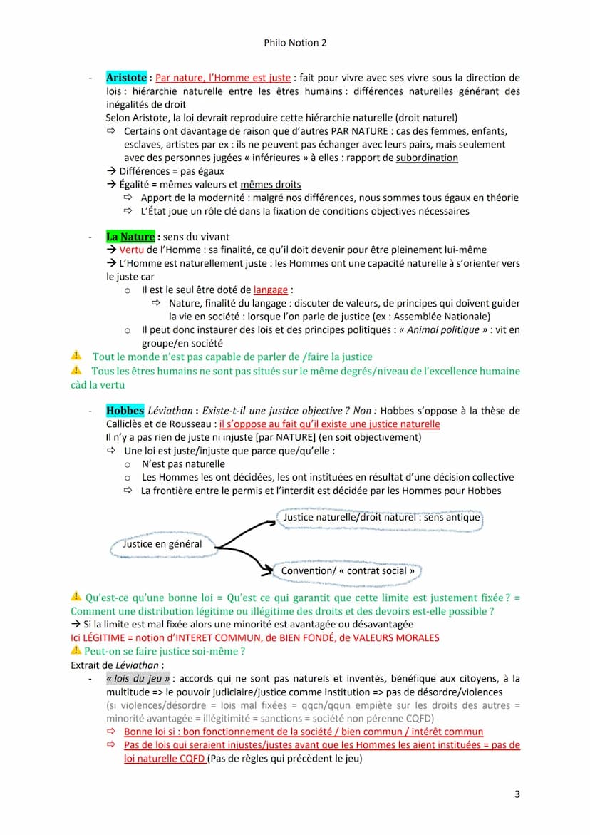 La JUSTICE
Vocabulaire et Définitions
Droit & Justice (2 concepts #)
●
Philo Notion 2
Droit : Ensemble de lois, de règlent qui régissent une