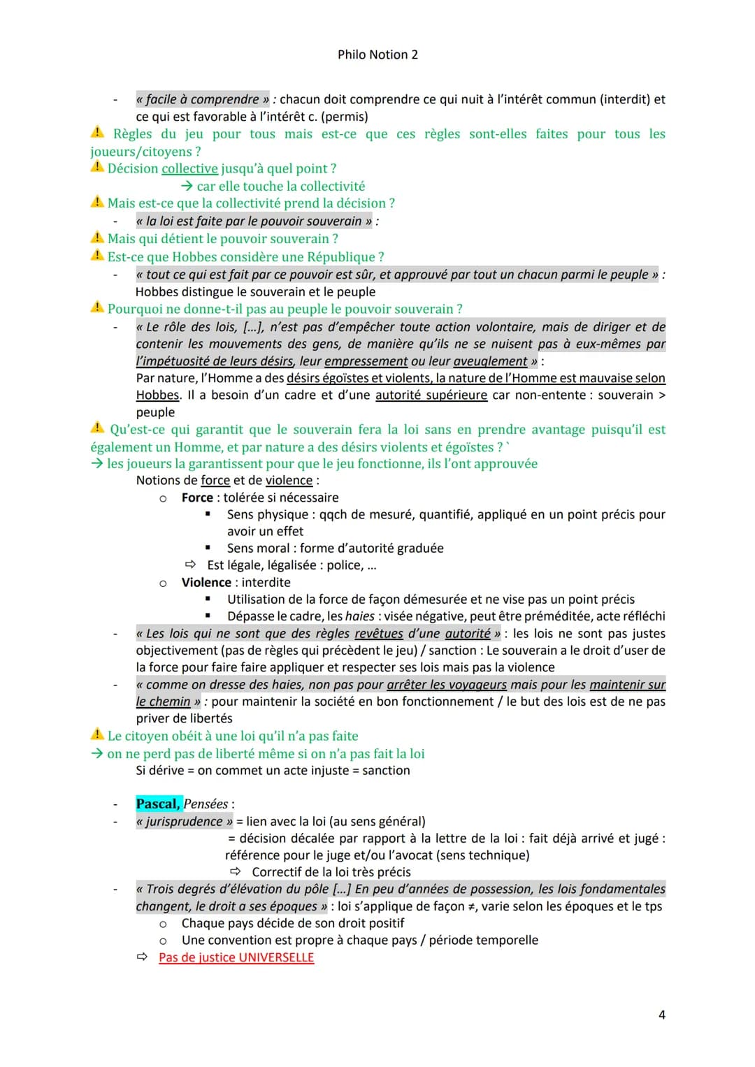 La JUSTICE
Vocabulaire et Définitions
Droit & Justice (2 concepts #)
●
Philo Notion 2
Droit : Ensemble de lois, de règlent qui régissent une