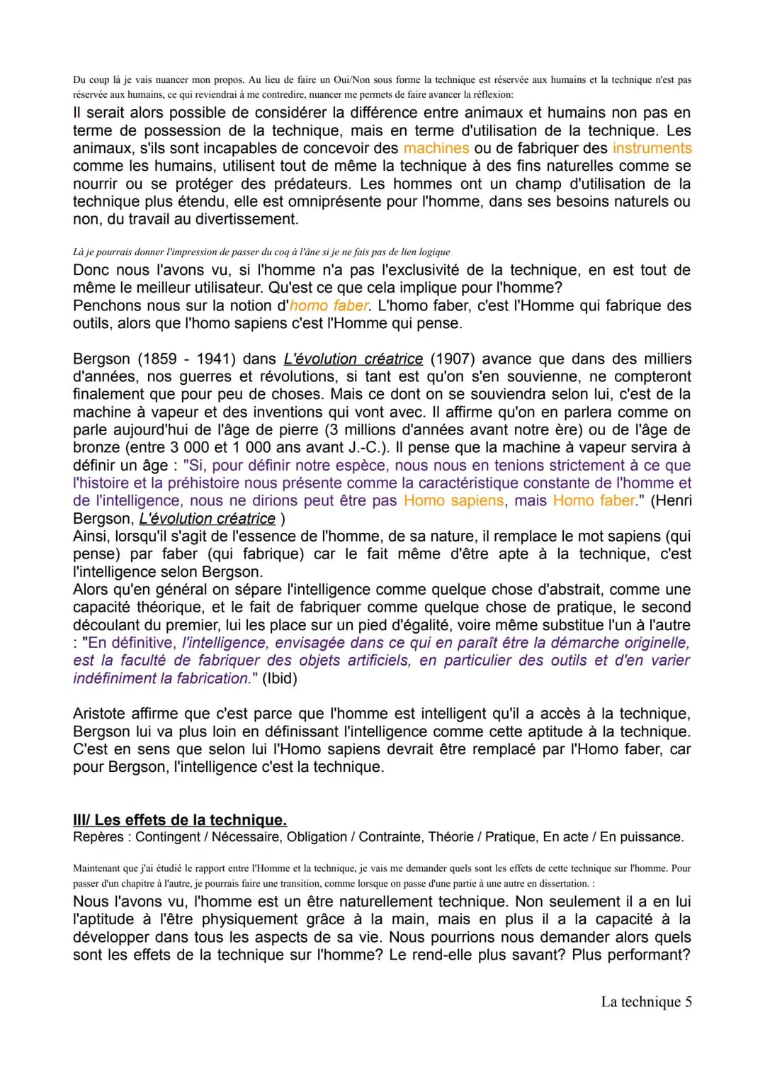 ●
LA TECHNIQUE
Technique Du grec techné, qui peut-être traduit par "savoir-faire", "habilité", la
technique désigne tout moyen utilisé en vu