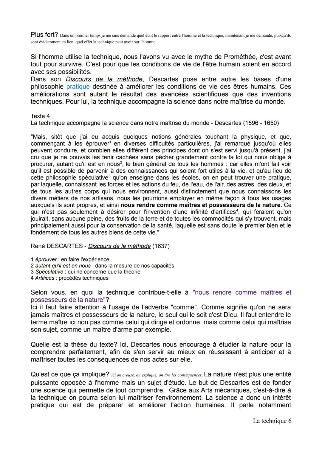 ●
LA TECHNIQUE
Technique Du grec techné, qui peut-être traduit par "savoir-faire", "habilité", la
technique désigne tout moyen utilisé en vu