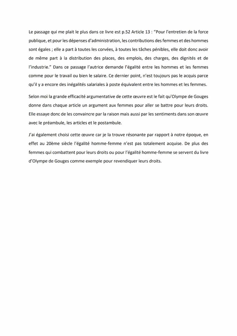 Entretien oral du bac : DDFC, Olympe De Gouges
0
Olympe de Gouges, est une dramaturge et une femme politique du 18ème siècle. Née en
1748 à 