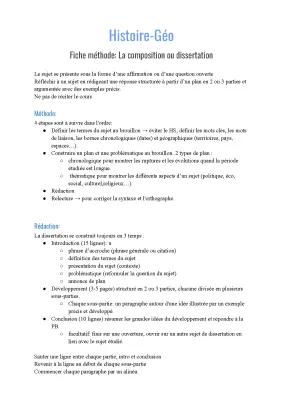 Know méthodologie dissertation histoire géo  thumbnail