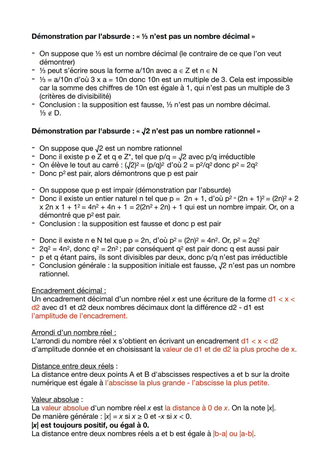 ENSEMBLES DE NOMBRES
Nombres entiers naturels :
On note N l'ensemble des nombre entiers naturels, c'est l'ensemble des nombres
entiers posit