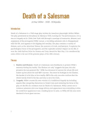 Know Death of a Salesman - Miller thumbnail