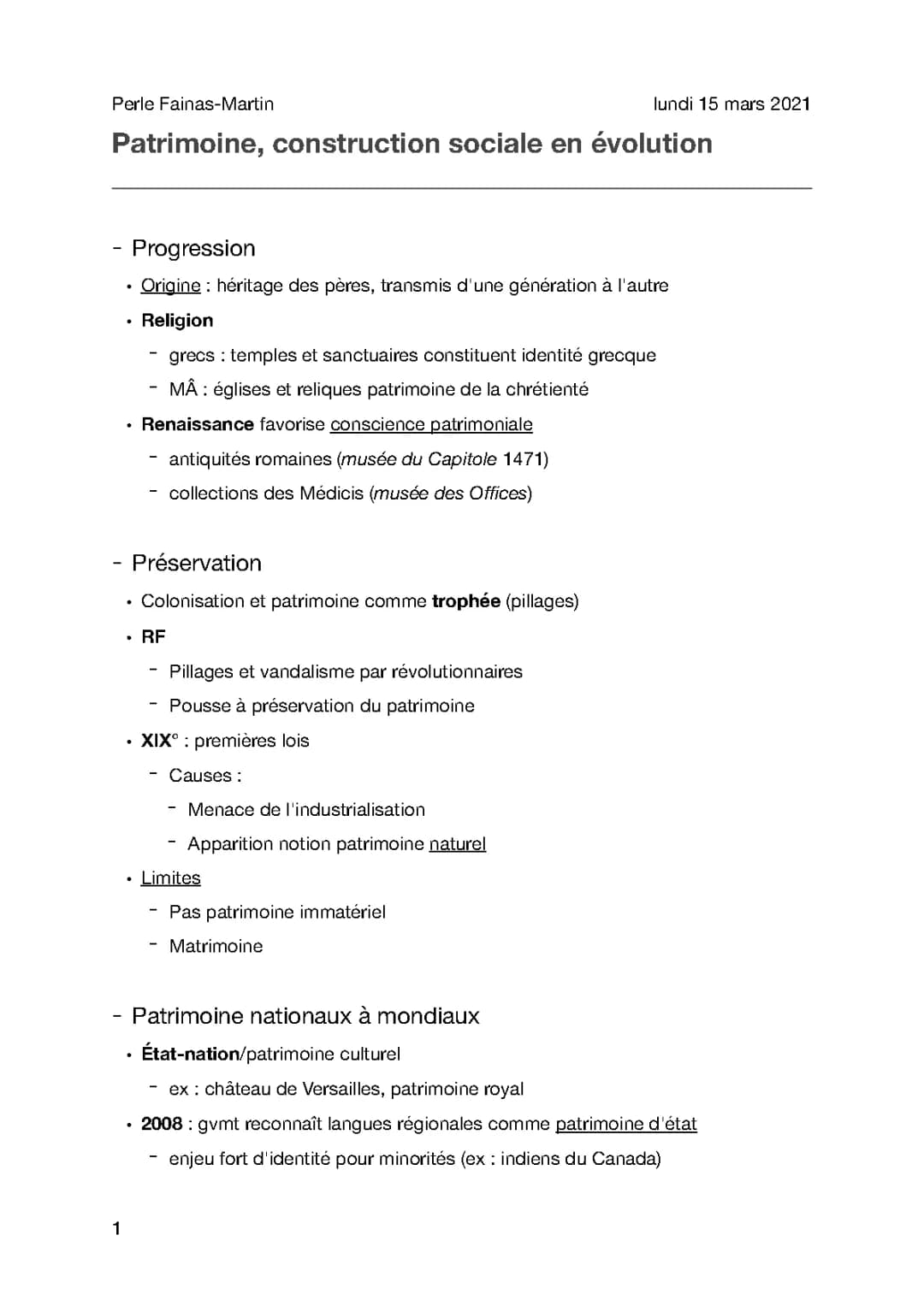 Construction sociale du patrimoine