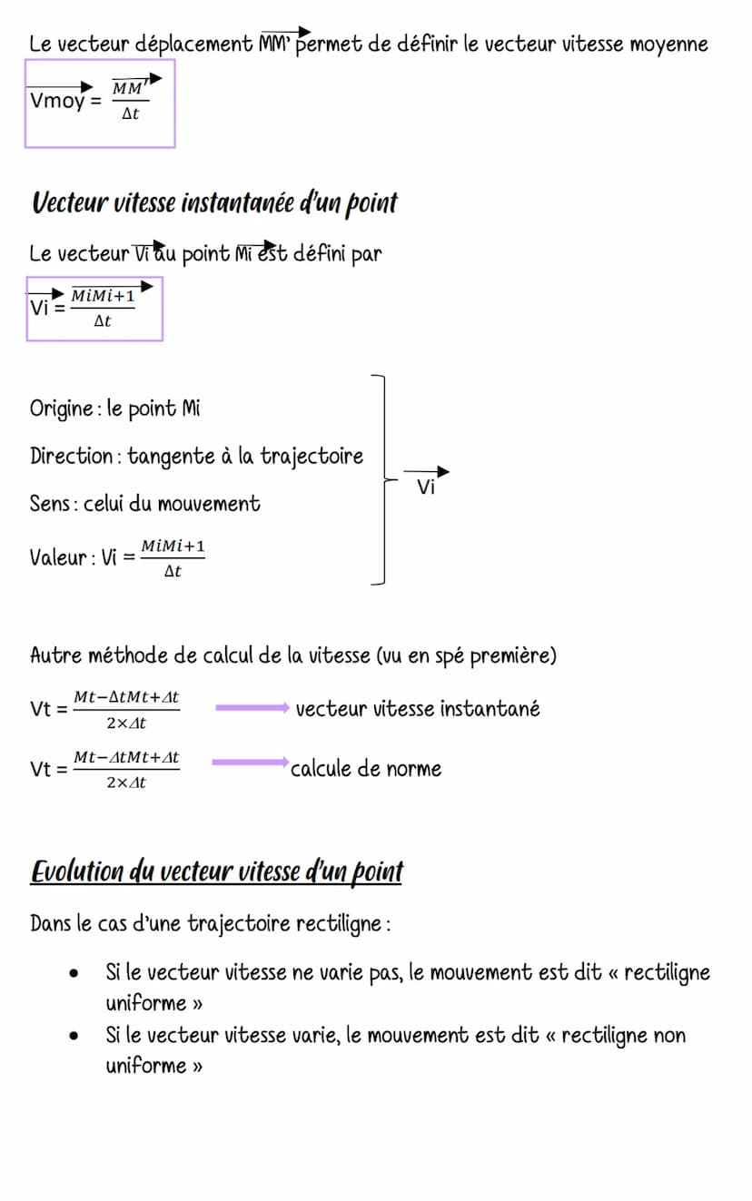 DESCRIPTION D'UN MOUVEMENT
Le déplacement d'un système :
N
DEFINITION
On appelle système objet dont le mouvement est
étudié. Exemple: une fu