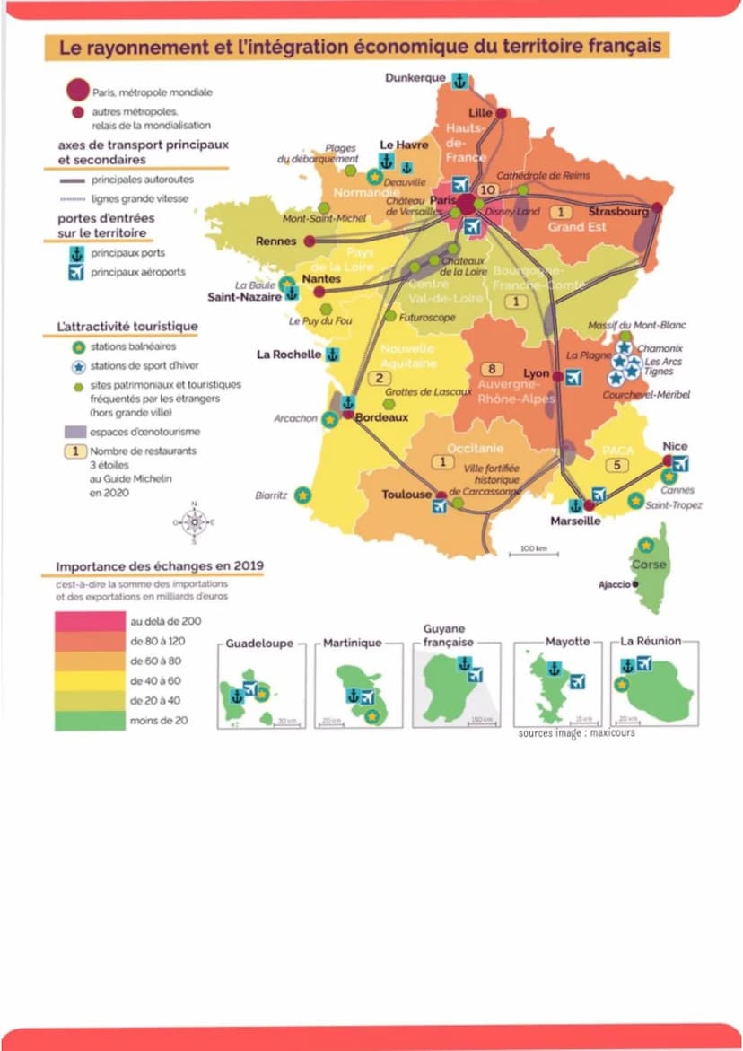 géographie
intégration de la France dans le monde
PUISSANCE GEOPOLITIQUE ET CULTURELLE
|
|
La France occupe, en tant que membre fondateur, |