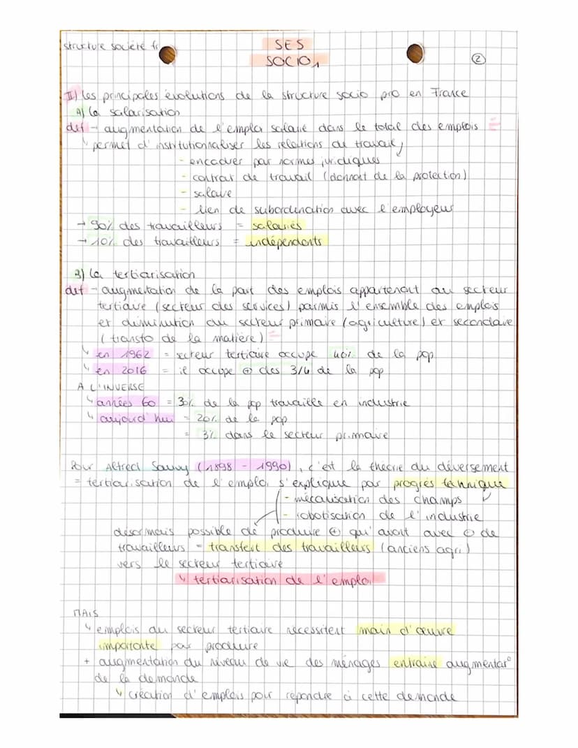 structure société fr
Il la structuration et
• espace social -
I''espace social
la hierarchisation de
représentat de la societé dans laquelle