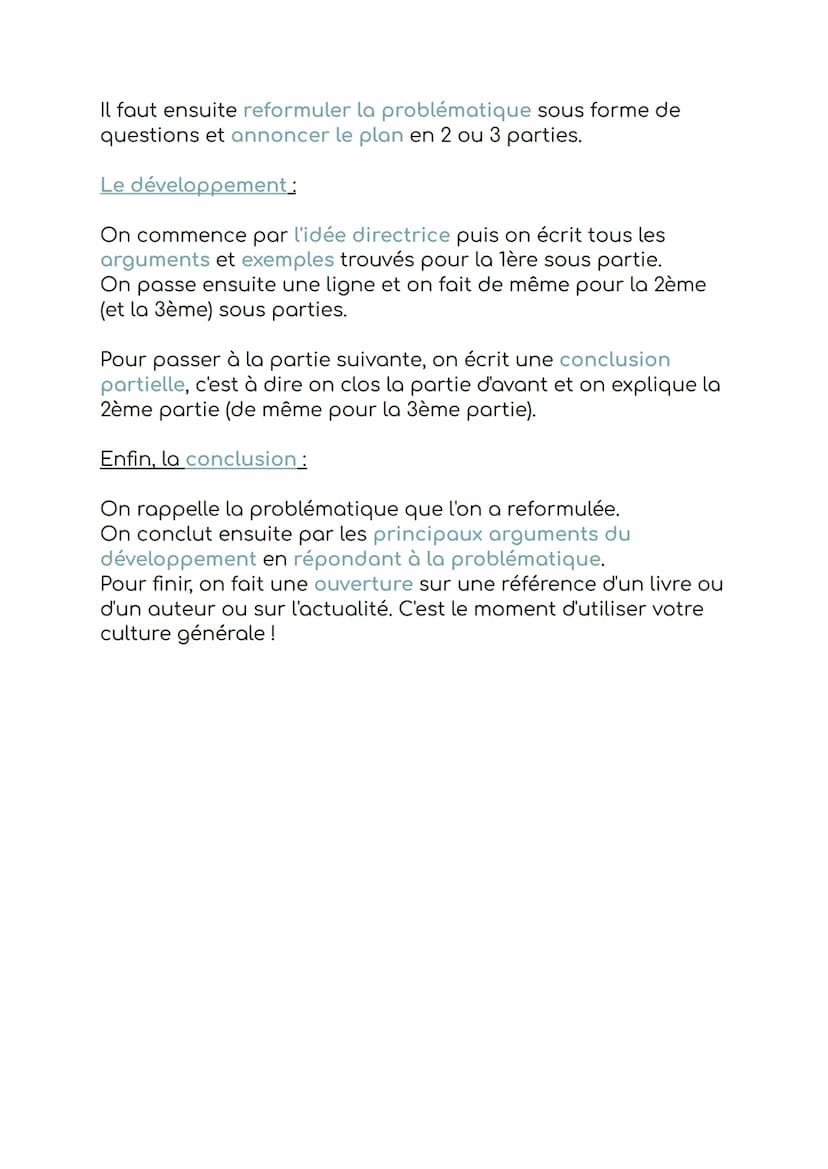 Fiche méthode sur la dissertation
La dissertation, en voix générale, est un exercice
d'argumentation organisé en deux ou trois parties, une

