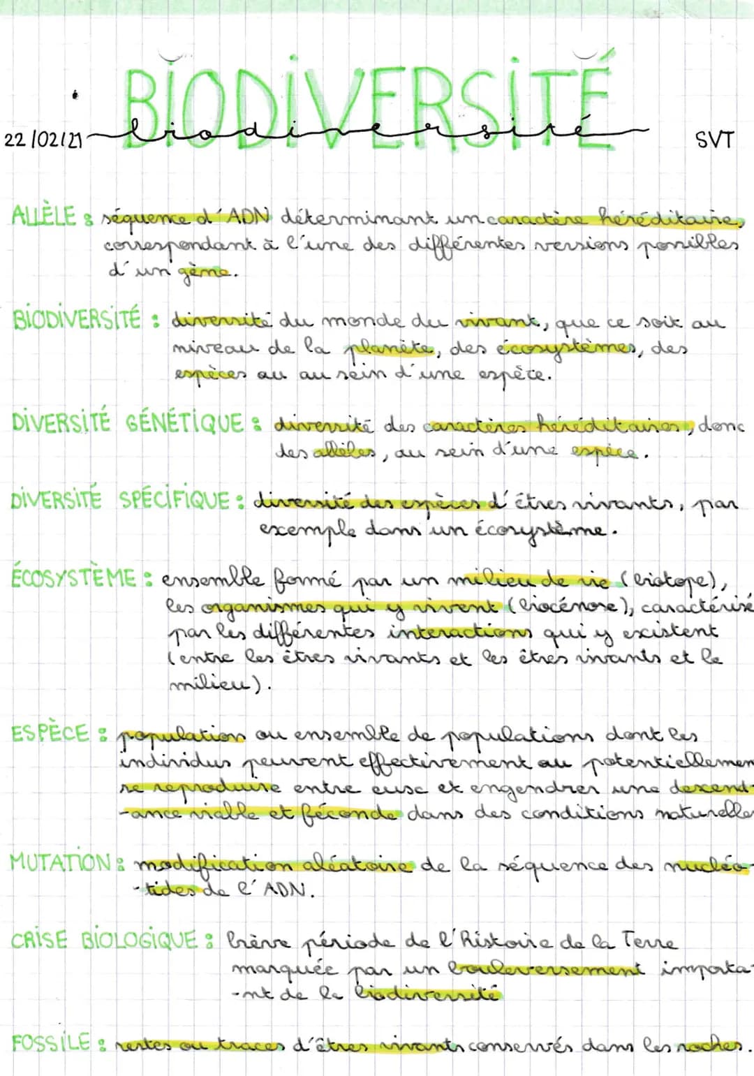 
<p>Le concept de <strong>biodiversité</strong> inclut la diversité du monde vivant à différents niveaux, des écosystèmes, des espèces et de