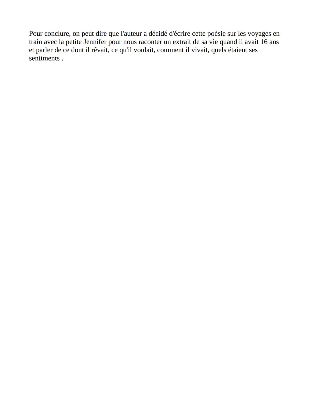 Prose du Transsibérien et de la petite Jehanne de France (Bac n°4)
Il voulair encore passé
ce moment dans sa vie
2eme
Partie :
Voyage
En
Tra