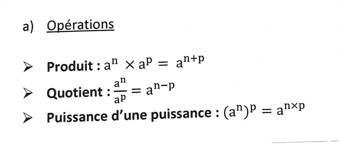 Flash - Les puissances