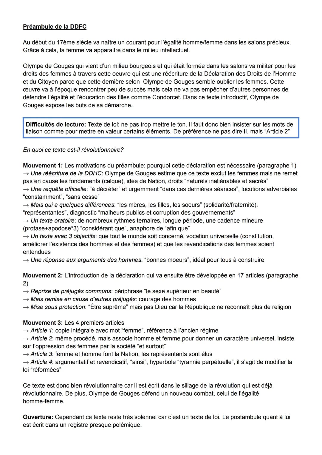
<p>Au début du 17ème siècle, un mouvement en faveur de l'égalité entre les hommes et les femmes est apparu dans les salons précieux. Ce mou