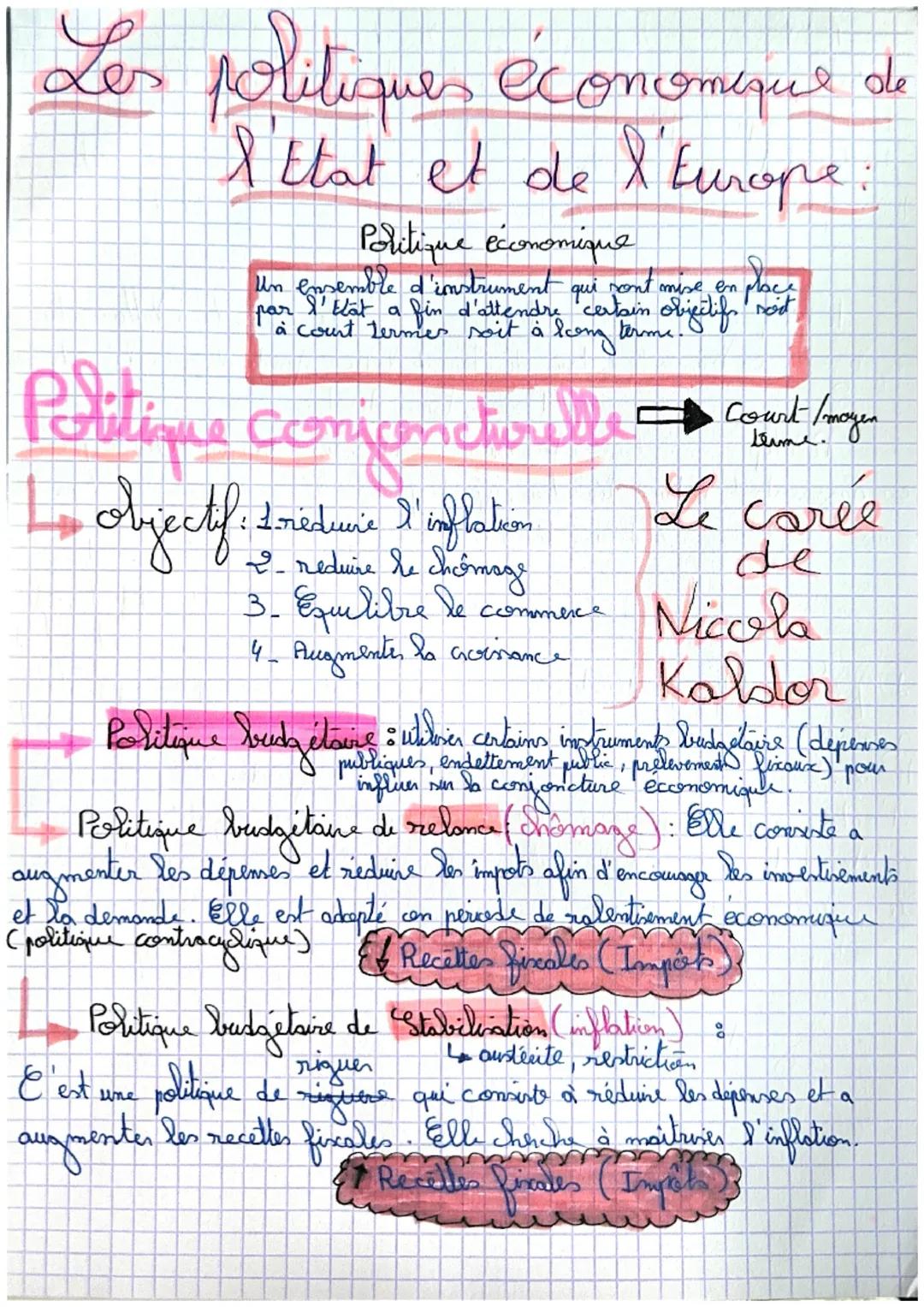 Les politiques économiques en Europe et leur impact