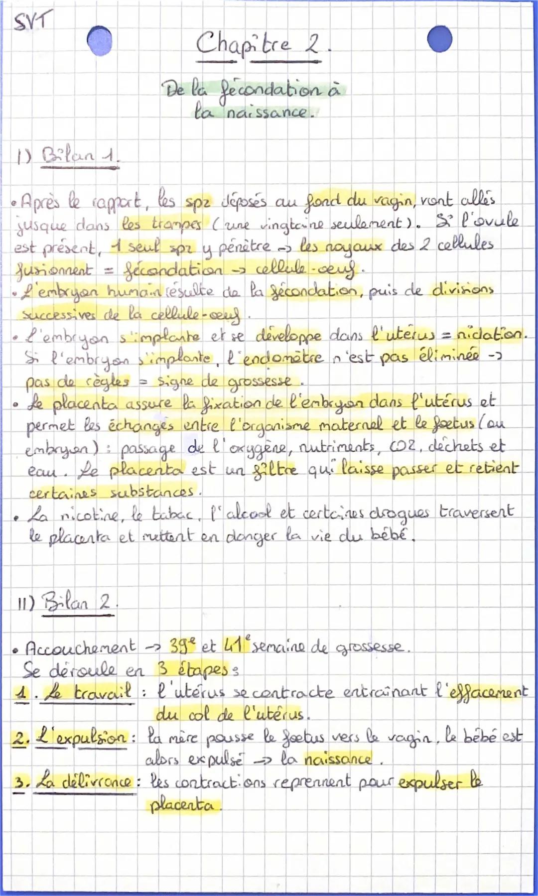 Tout sur l'implantation embryonnaire humaine et les étapes de l'accouchement