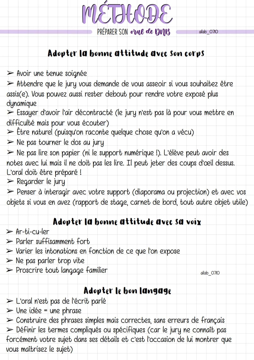 Un parcours éducatif
- Parcours Avenir
L'oral du DNB est une épreuve obligatoire sur 100 points.
L'épreuve consiste à présenter à l'oral un 