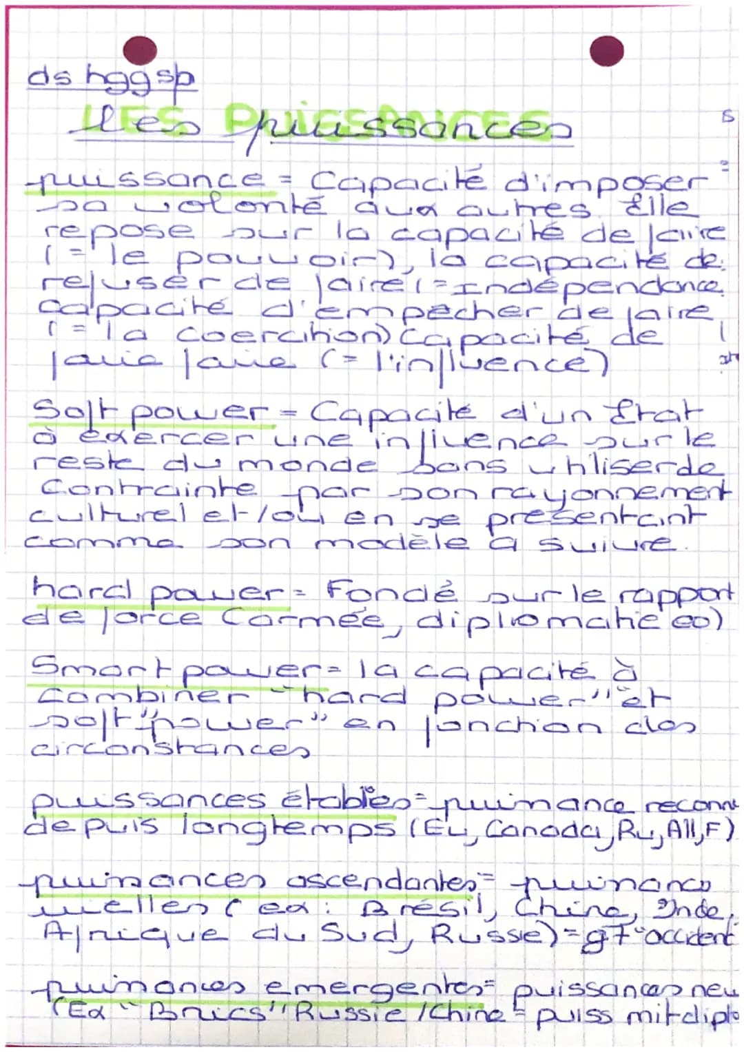 ds hggsp
Iless Prinssonces
puissance = Capacité d'imposer
sa volonté aux autres. Elle
repose sur la capacité de lave
( =' le pouvoir), la ca
