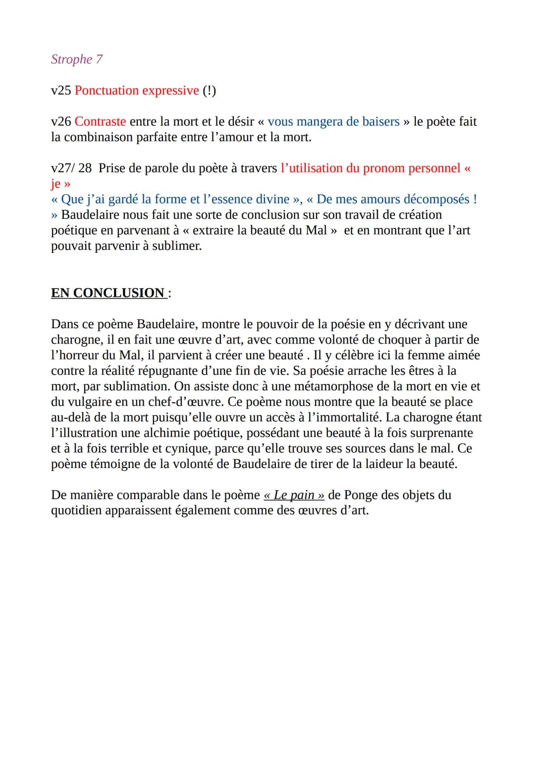 INTRODUCTION: En 1857, Charles Baudelaire, poète symboliste du XIXe
siècle, grand adepte du mouvement parnassien et du symbolisme publie son