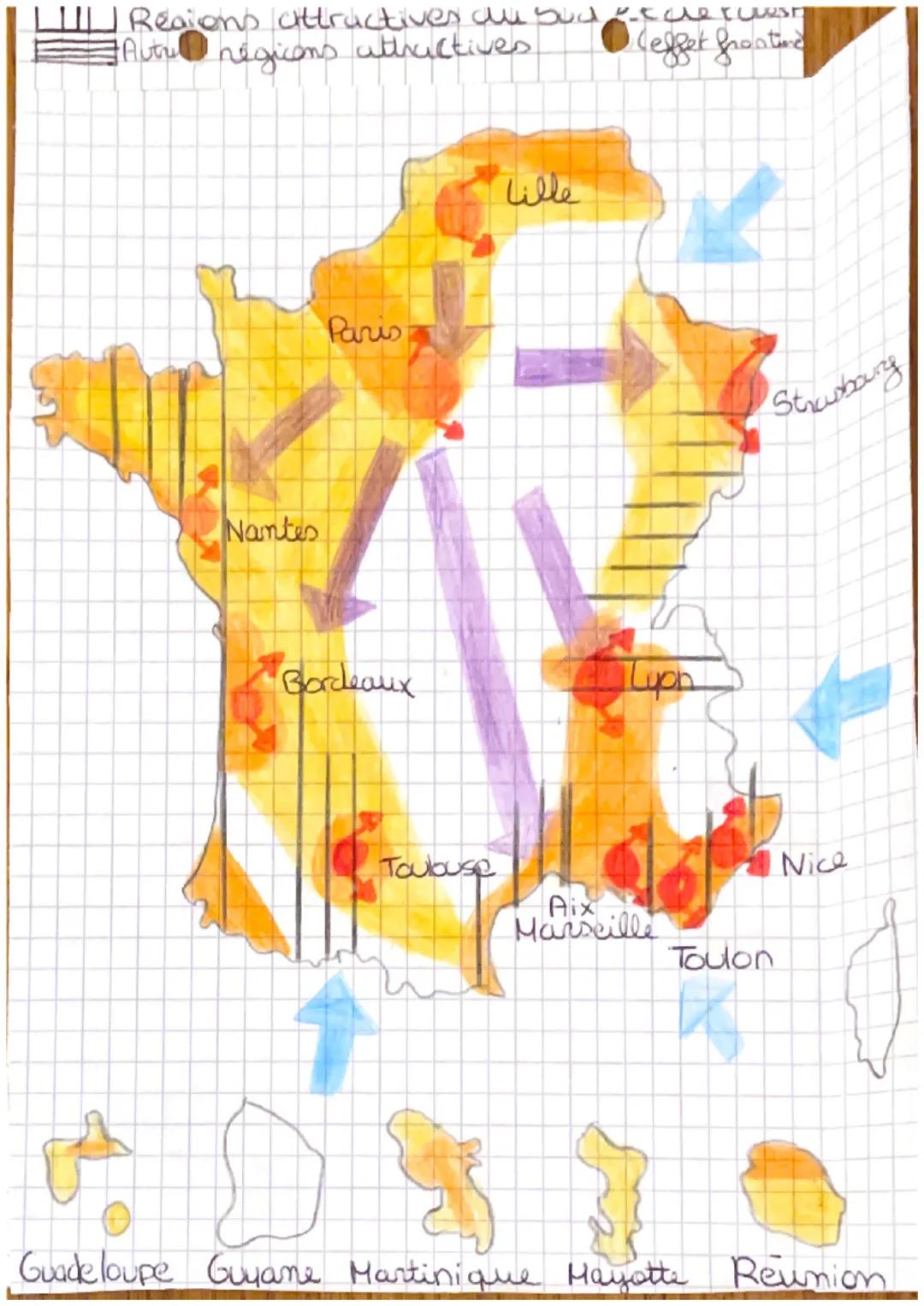 • geographie
Les aires urbaines, une nouvelle
geographie d'une France mondializes
Le territoire français est un espace
connu un profond boul