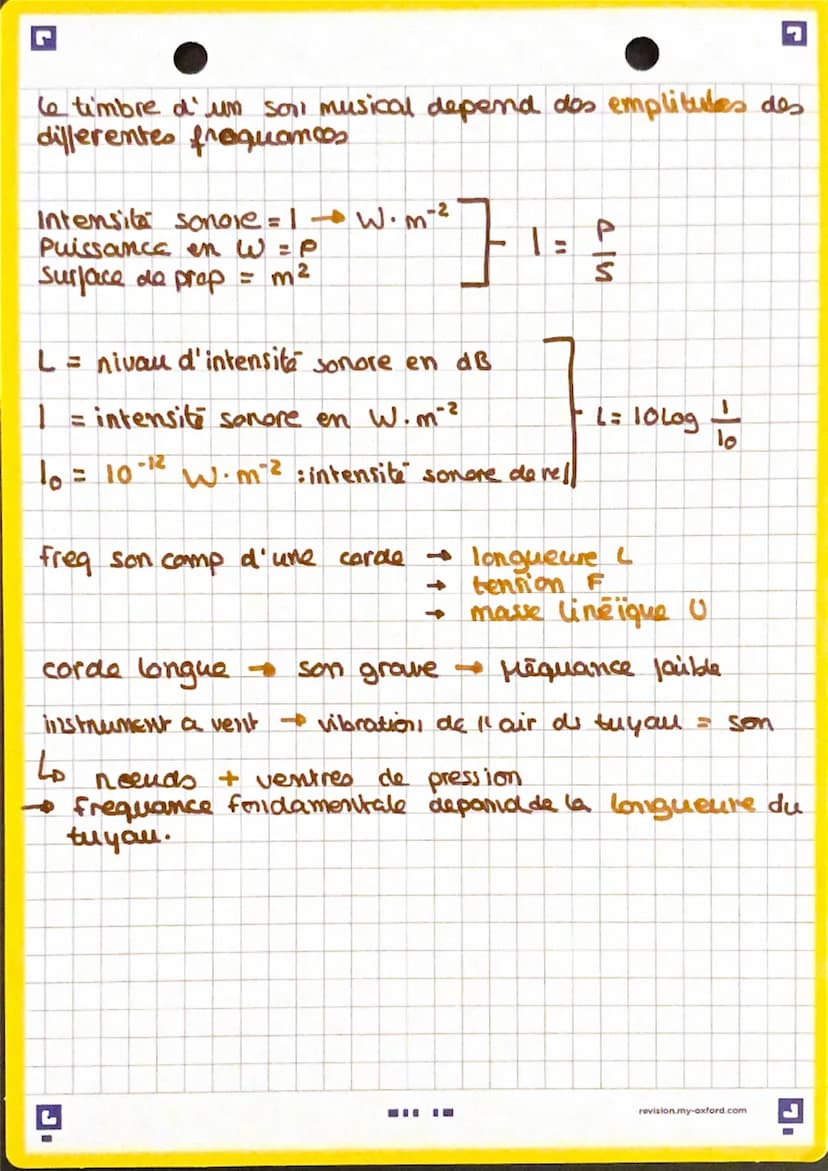 LE SON, UN PHENOMENE VIBRATOIRE I
son = onde mecanique
quie
propage ds milieu' materiel + subit des variations
de pression.
compression + di