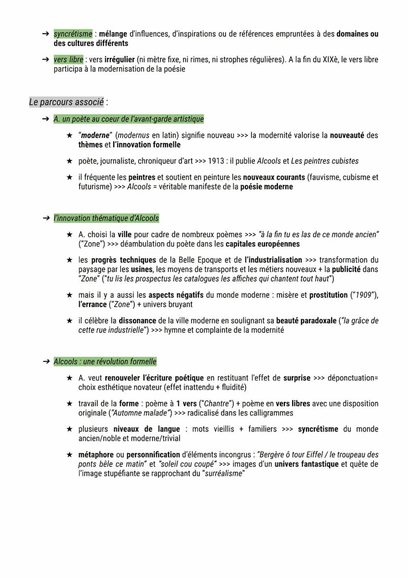 PRÉSENTATION :
Alcools, Guillaume Apollinaire
→ Nom complet : Alcools
→ Auteur : Guillaume Apollinaire (1880-1918)
→ Date de publication: av