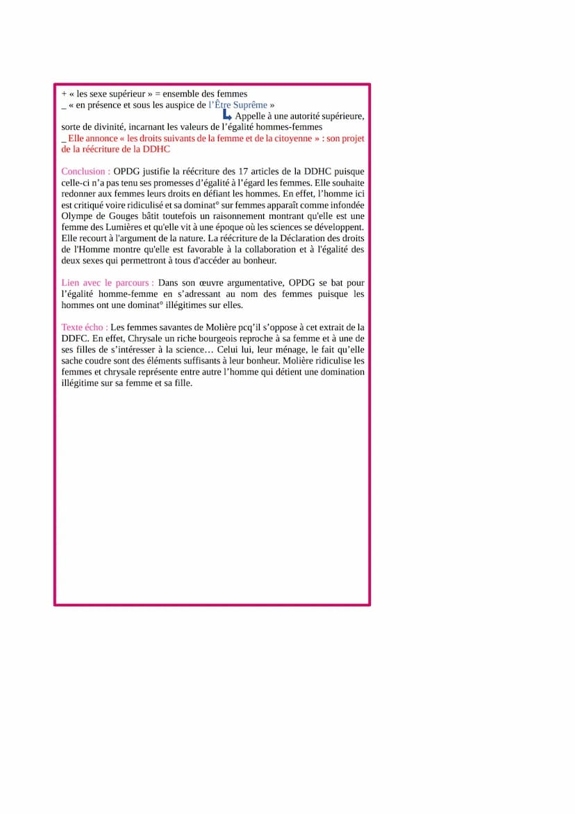 
<h2 id="introduction">Introduction</h2>
<p>En 1789, la Déclaration des droits de l'homme et du citoyen a été votée, y compris la femme dans