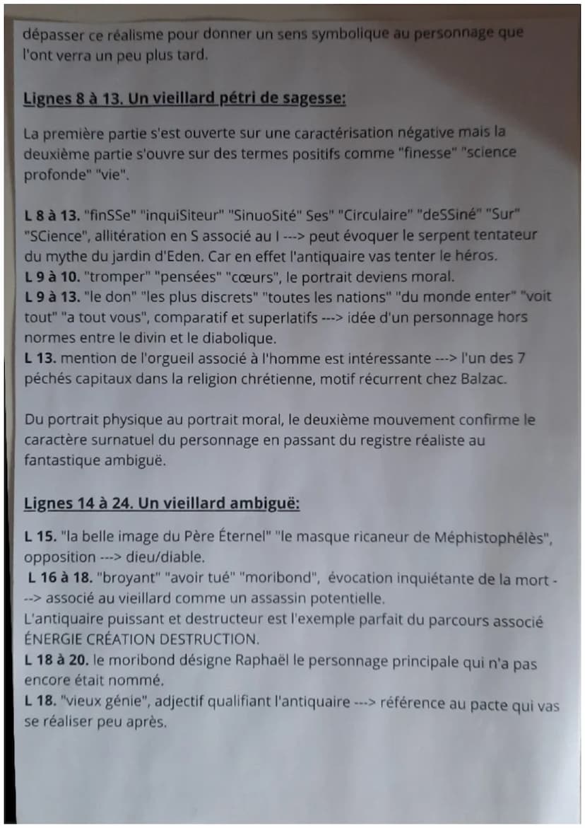 La peau de chagrin
Création et destruction:
texte 2: portait de l'antiquaire:
Introduction:
Balzac est connu pour ses portraits
d'une précis
