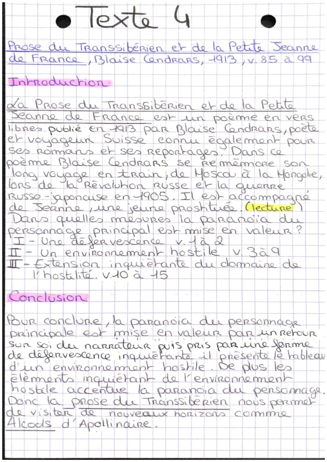 [...]

Et pourtant, Et pourtant
J'étais triste comme un enfant」
Les rythmes du train
assonance
[an]
La << moelle chemin-de-fer >> des psychi