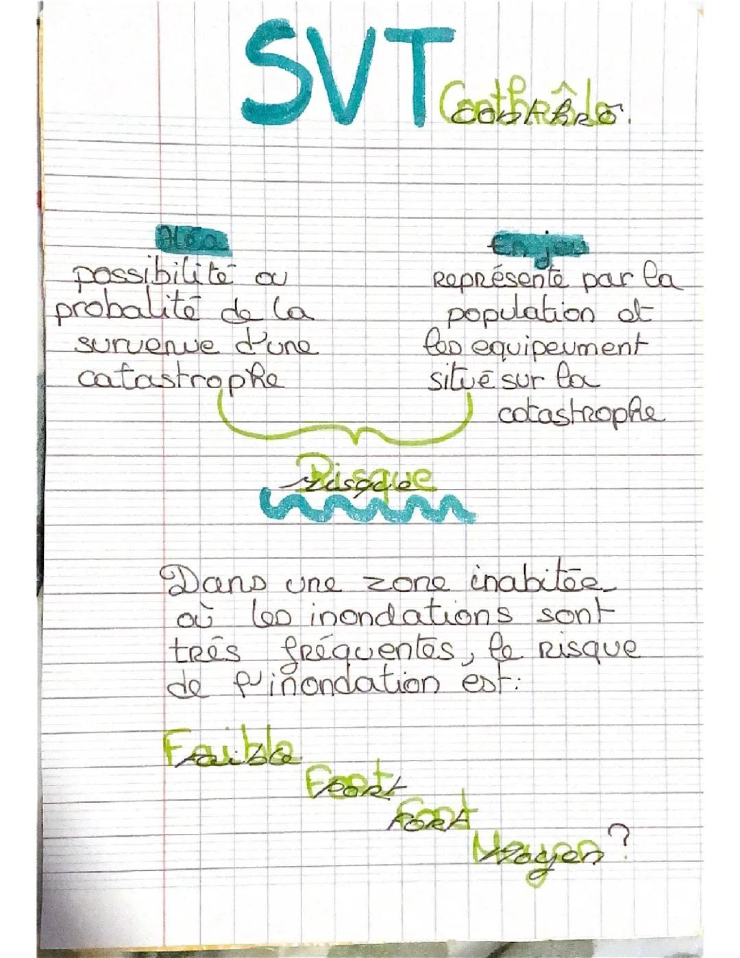 Comprendre les aléas et les risques en sciences