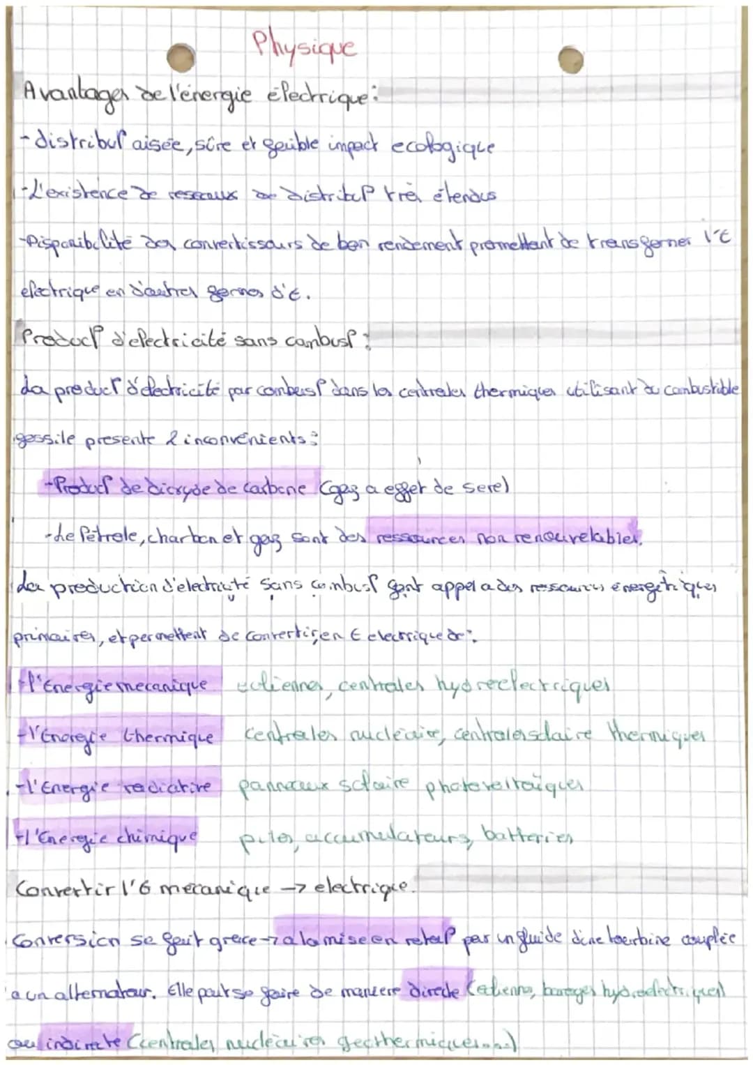 Énergie électrique: distribution et conversion