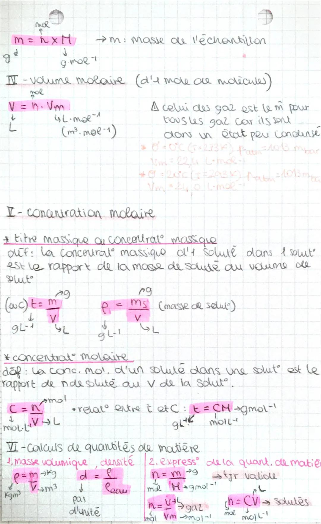 (CH4)
PC
# composition d'un système
## chimique
REAGIONS CHIMIQUES voir cours (fiche ave es rappels)
GRANDEURS MOLAIRES

I-ia mode, unité de