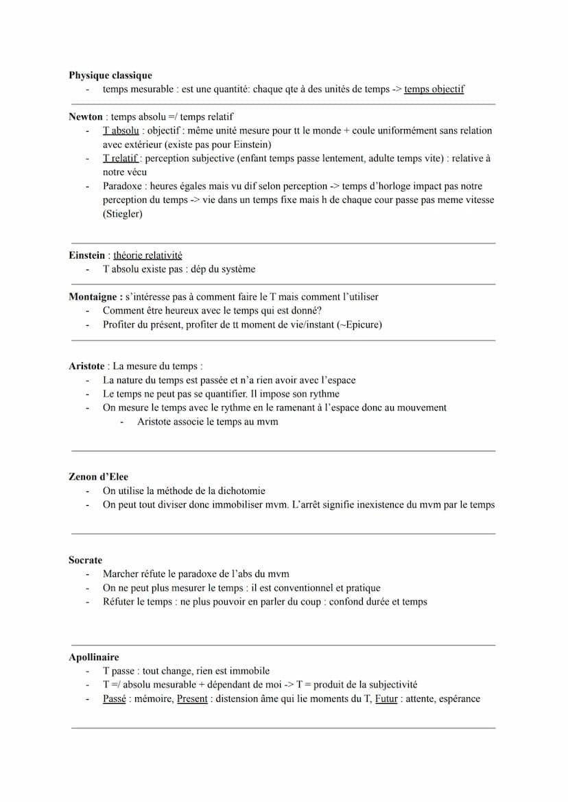 T = réalité : T physique, climatique : ambiguïté: temps =/ objet pourtant réalité
Le T passe et désigne l'espace dans lequel s'établit l'exi