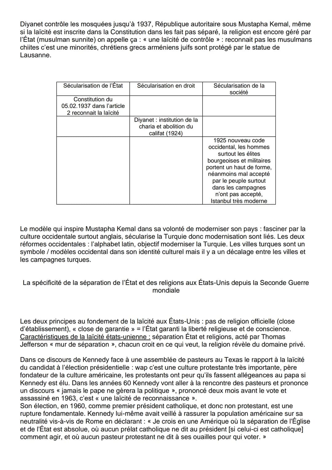 Thème 5 - Analyser les relations entre les États et la religion
Les libertés religieuses dans le monde :
- l'AED: critères persécutions + di