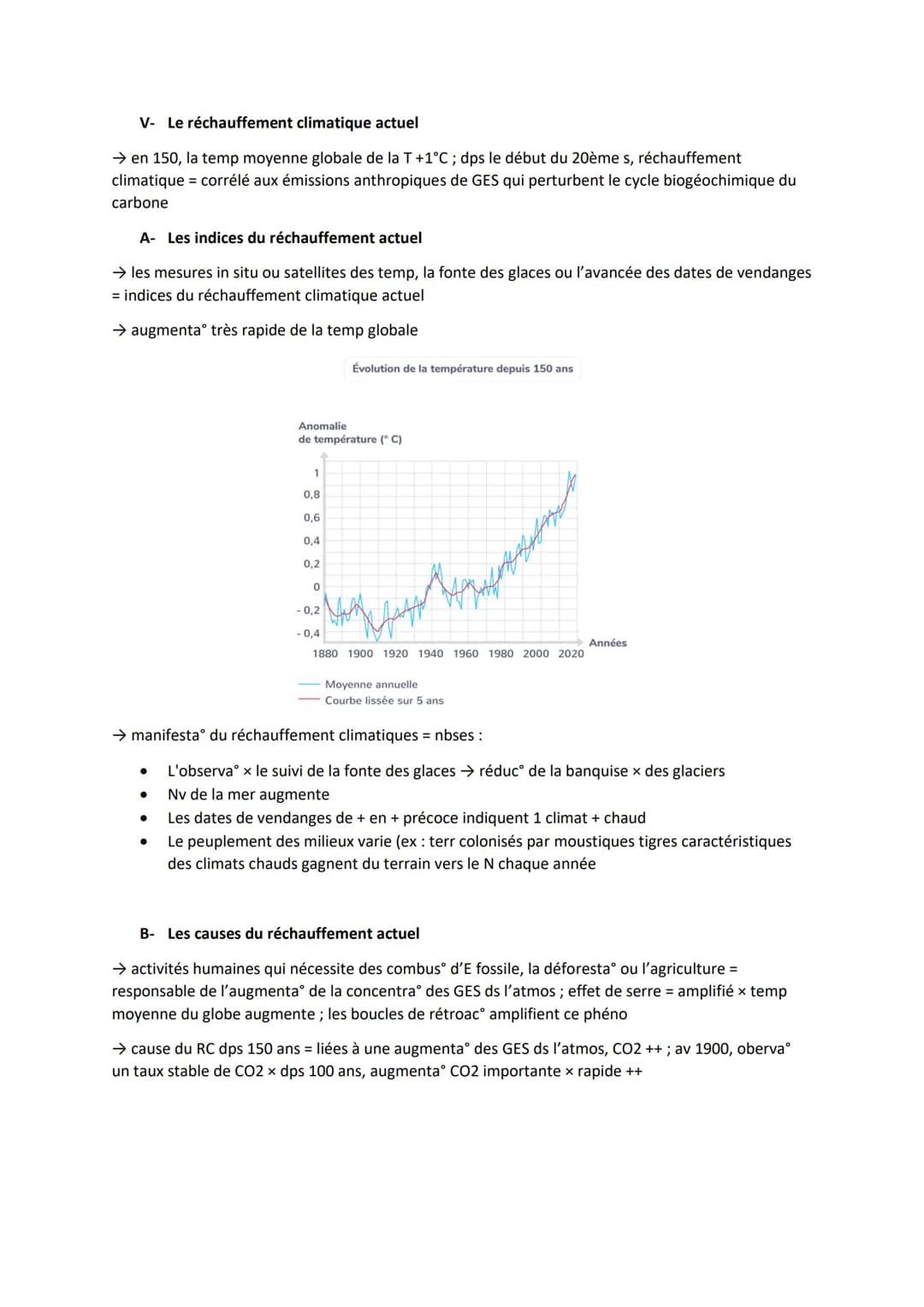 Thème 2 - Enjeux planétaires contemporains
Chapitre : Reconstituer et comprendre les variations climatiques du passé
Introduction
→ au cours