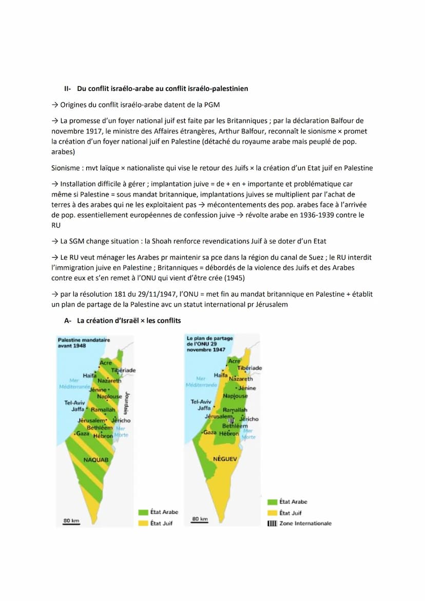 Thème 2 - Faire la guerre, faire la paix
Objet de Travail Conclusif - Le Moyen-Orient : conflits régionaux et tentatives de paix impliquant
