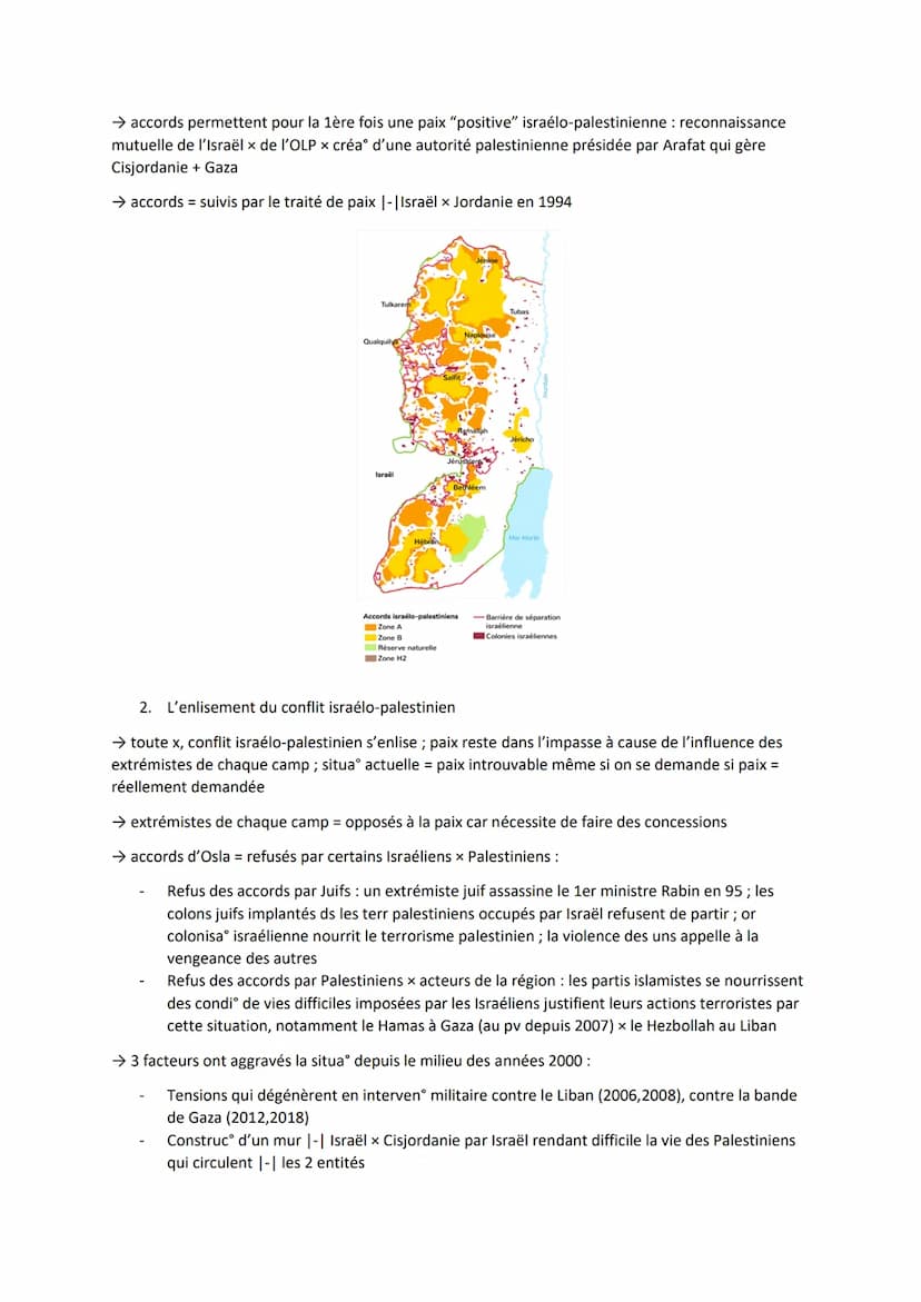 Thème 2 - Faire la guerre, faire la paix
Objet de Travail Conclusif - Le Moyen-Orient : conflits régionaux et tentatives de paix impliquant
