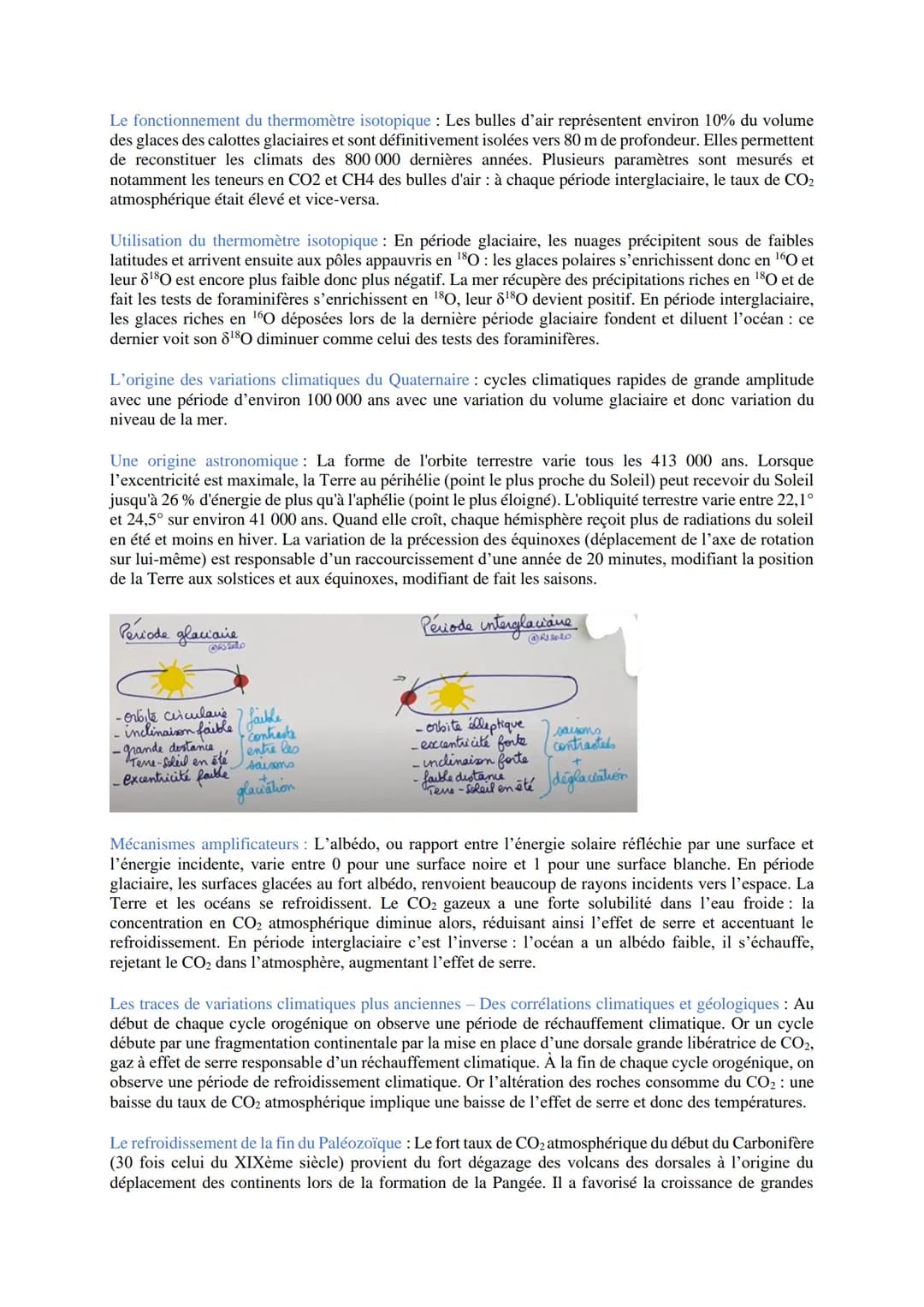 Reconstituer et comprendre les variations climatiques passées
Depuis 150 ans → réchauffement global de 1C°.
Le réchauffement climatique réce