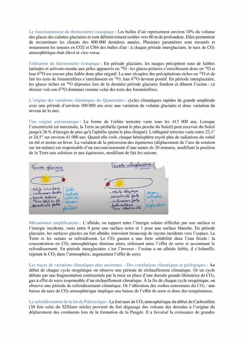 Reconstituer et comprendre les variations climatiques passées
Depuis 150 ans → réchauffement global de 1C°.
Le réchauffement climatique réce