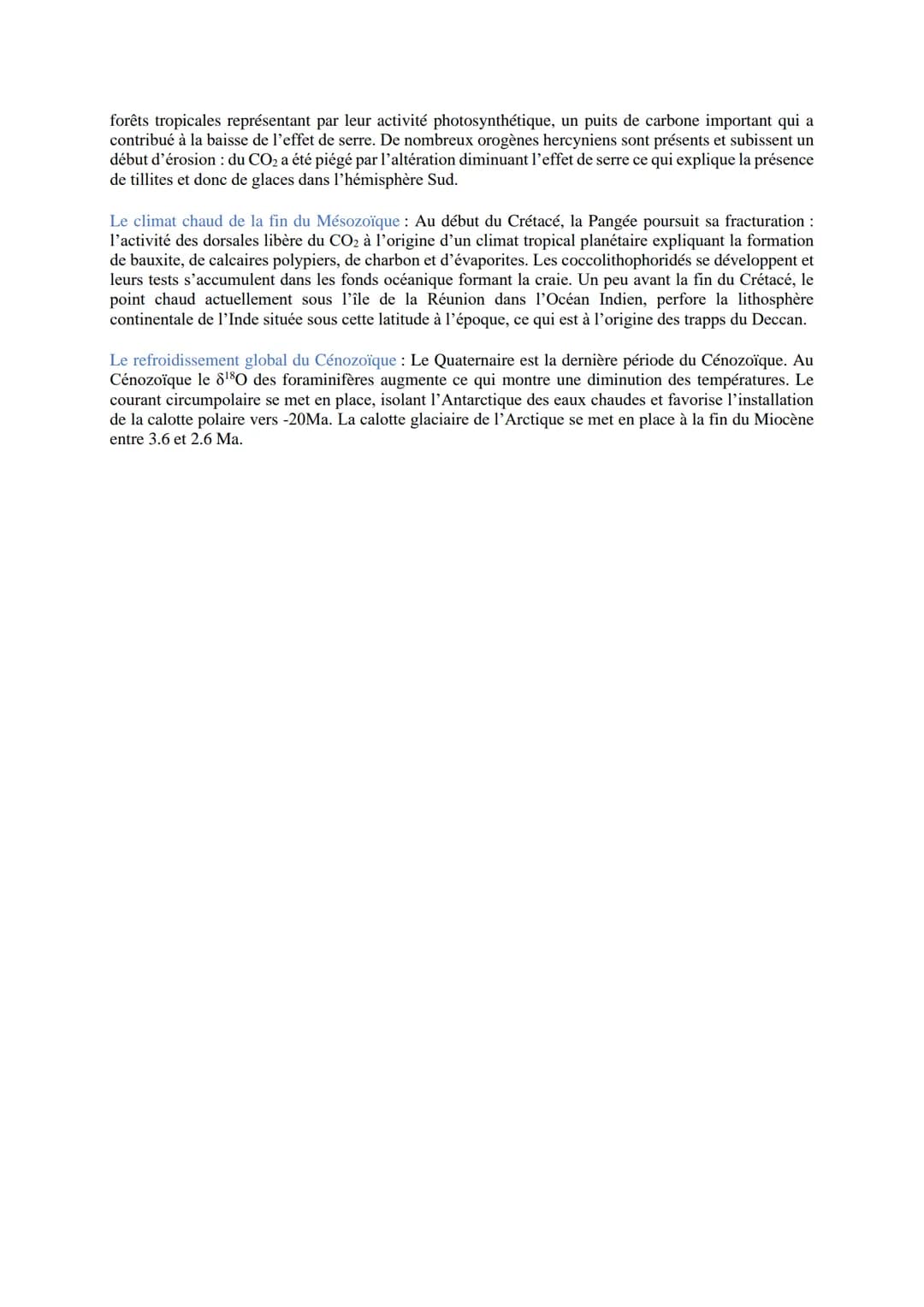 Reconstituer et comprendre les variations climatiques passées
Depuis 150 ans → réchauffement global de 1C°.
Le réchauffement climatique réce